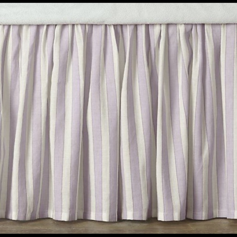 Restoration Hardware Antique Stripe Bed Skirt - Picture 2 of 6